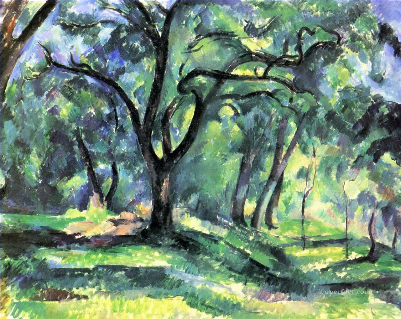 Forest 1890 Paul Cezanne Oil Paintings